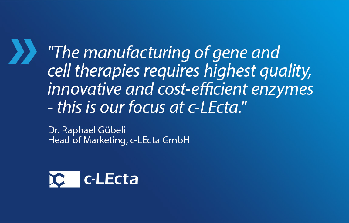 Accelerate the Manufacturing of Gene and Cell Therapies with GMP Enzymes from c-LEcta